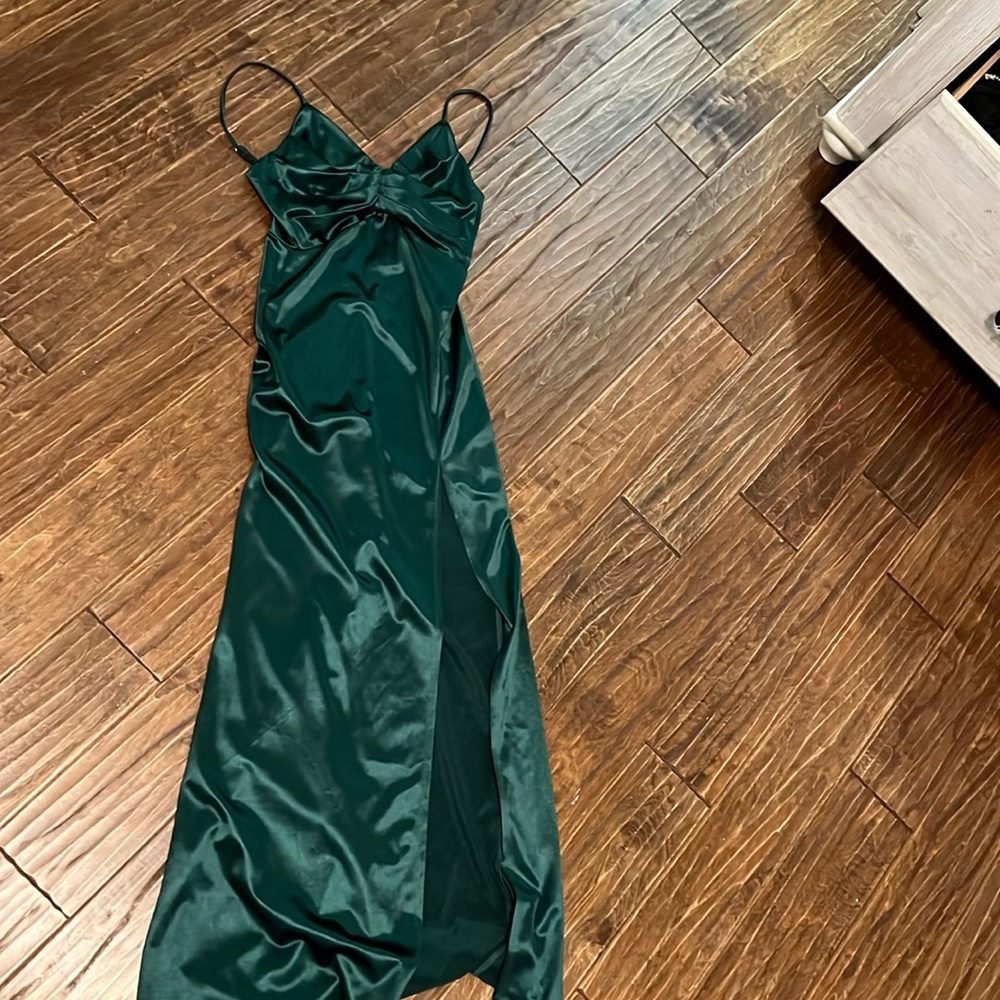 Emarald green maxi dress